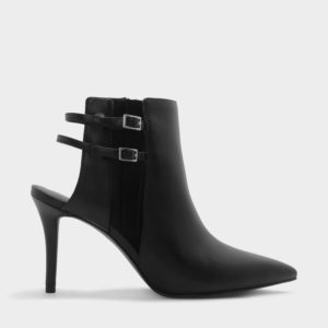 CHARLES & KEITH Buckle Detail Ankle Boots