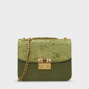 CHARLES & KEITH Embellished Buckle Crossbody Bag