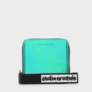 CHARLES & KEITH Textured Square Short Wallet