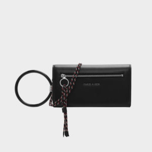 CHARLES & KEITH Circular Handle Long Wallet