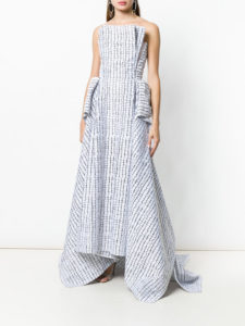 MATICEVSKI mosaic strapless gown