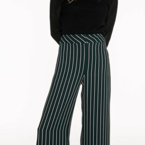 Cue Bold Stripe Wide Leg Pant