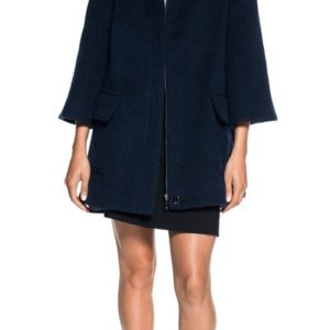 Cue Brushed Wool Coat