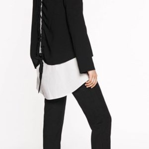 Cue Crepe Ruched Back Top