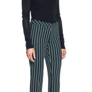 Cue Emerald Stripe Crepe Pant