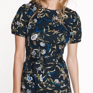 Cue Floral Belted Dress