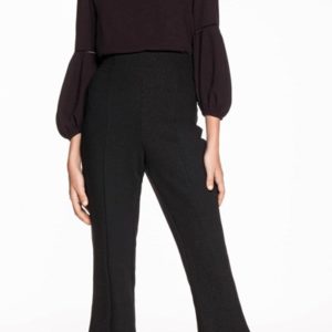 Cue Metallic Cropped Flared Pant