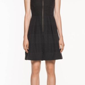 Cue Mini Spot Jacquard Dress