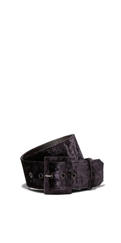 Cue Velvet Belt