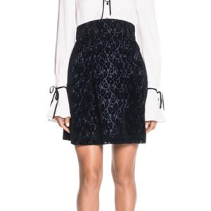 Cue Velvet Lace Skirt
