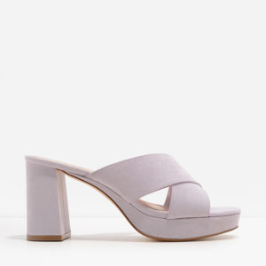 CHARLES & KEITH Cross-Strap Slip-On Sandals