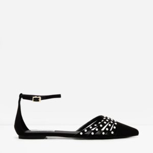 CHARLES & KEITH Embellished Pointed Flats
