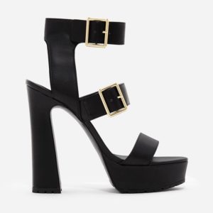 CHARLES & KEITH Oversized Buckle Platforms