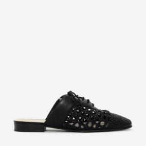 CHARLES & KEITH Weaved Lace-Up Slipons