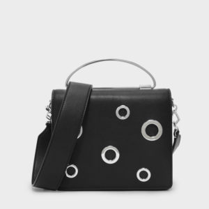 CHARLES & KEITH Grommet Detail Handbag