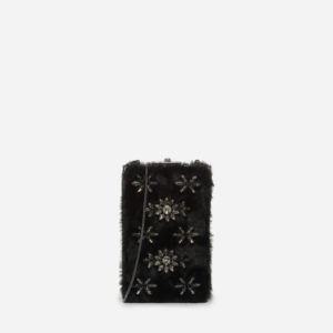 CHARLES & KEITH Furry Embellished Sling Bag