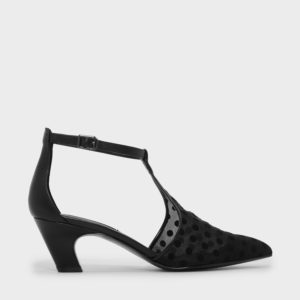 CHARLES & KEITH Textured Mules