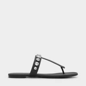 CHARLES & KEITH Embellished Thongs