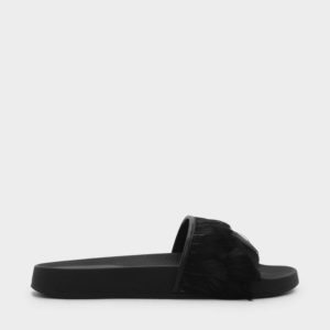 CHARLES & KEITH Feathered Sliders