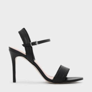 CHARLES & KEITH Beads Trimming Ankle Strap Heels