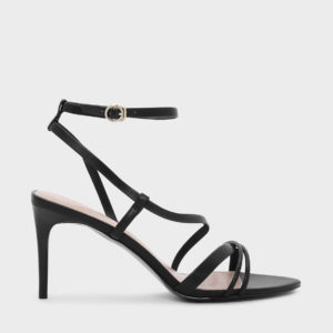 CHARLES & KEITH Square Back Ankle Strap Sandals