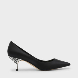 CHARLES & KEITH Rhinestone Heel Pumps