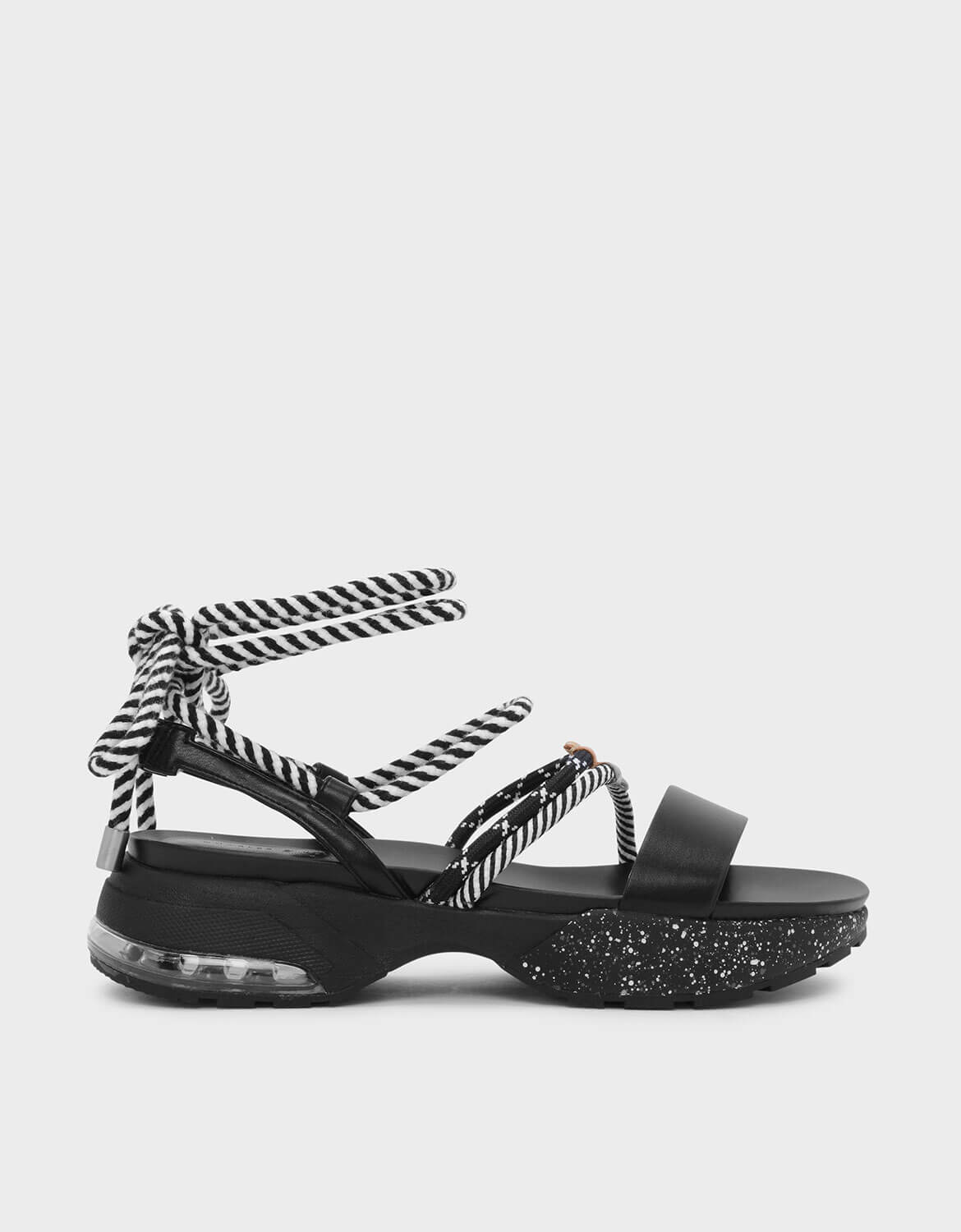 CHARLES & KEITH Laced Up Rope Detail Sandals