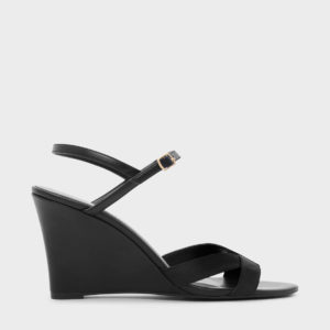 CHARLES & KEITH Ankle Strap Wedge Sandal