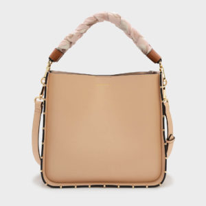 CHARLES & KEITH Scarf Wrapped Handle Bag
