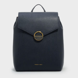 CHARLES & KEITH Circular Buckle Backpack