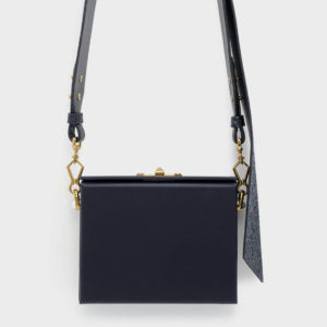 CHARLES & KEITH Pearl Embellished Boxy Clutch