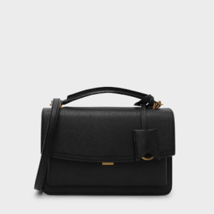 CHARLES & KEITH Structured Top Handle Satchel