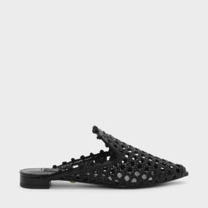 CHARLES & KEITH Basket Weave Mules