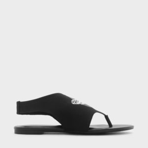 CHARLES & KEITH Embroidered Thong Sandals
