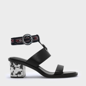 CHARLES & KEITH Ankle Strap Heeled Sandals
