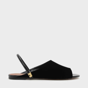 CHARLES & KEITH Velvet Slingback Sandals