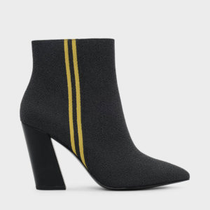 CHARLES & KEITH Slanted Block Heel Boots