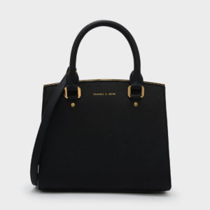 CHARLES & KEITH Classic Structured Handbag