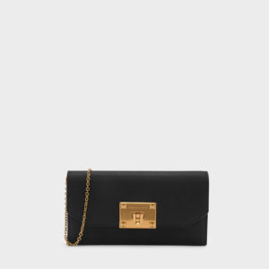 CHARLES & KEITH Classic Push-Lock Wallet