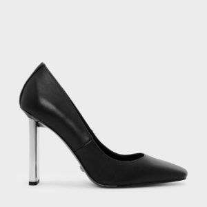 CHARLES & KEITH Blade Heel Leather Pumps
