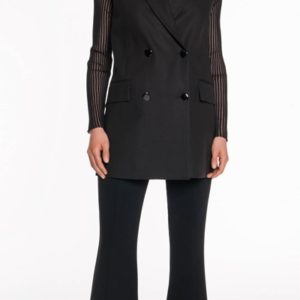 Cue Double Breasted Sleeveless Jacket