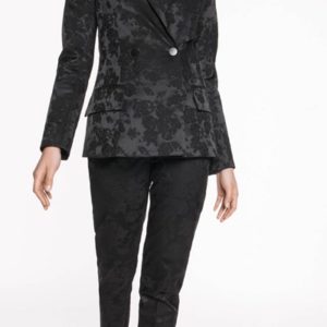 Cue Floral Jacquard Slim Pant