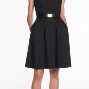 Cue Spliced Neckline Cotton Dress