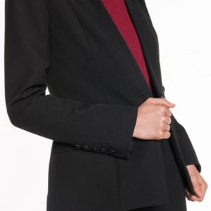 Cue Twill Collarless Jacket