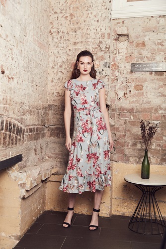 Edna Ruffle Dress