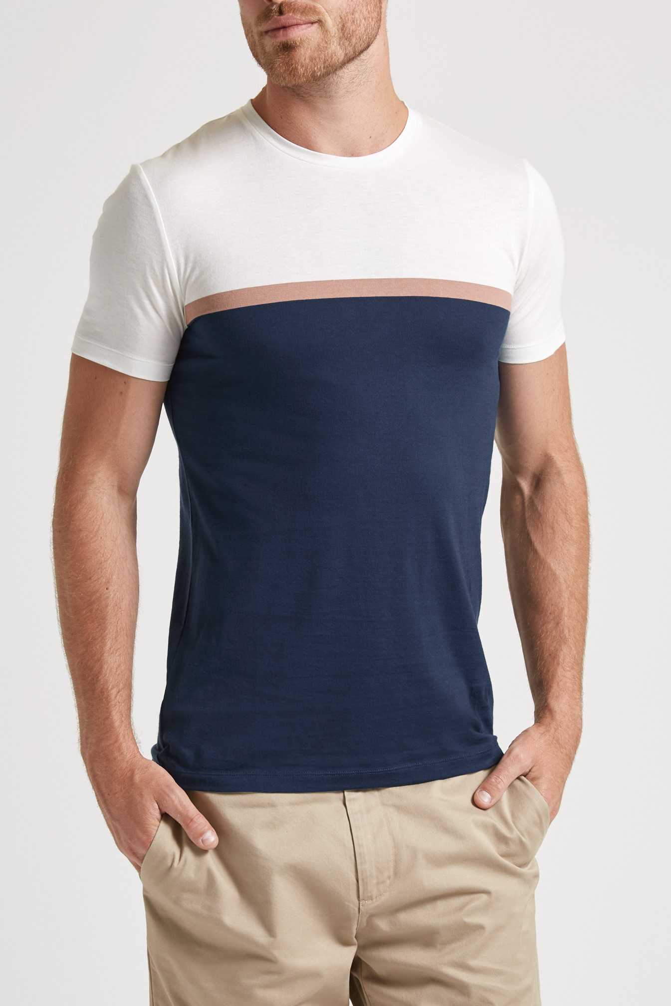 SABA Bond Stripe Crew T