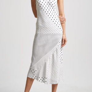 SABA Domino Bias Midi Dress