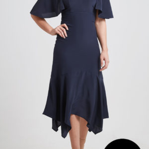SABA Lou Silk Sleeved Dress