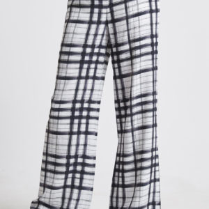SABA Vie Wide Leg Check Pant