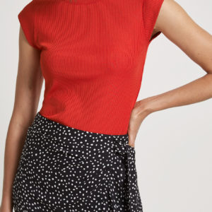SABA Vespa Rib Cap Sleeve Tee